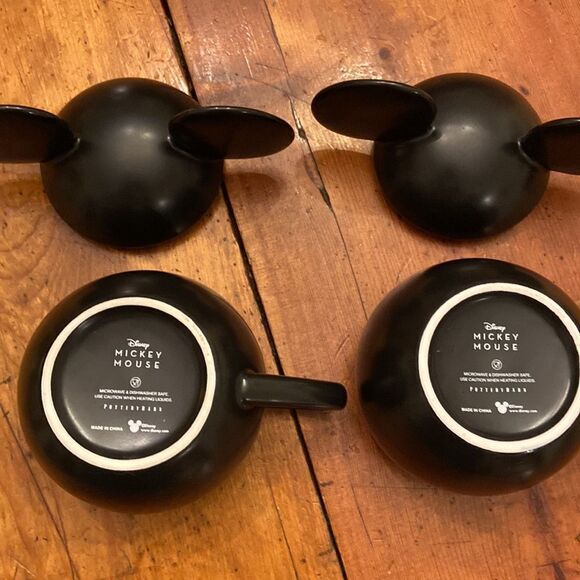 DISNEY Pottery Barn Mickey Mouse Mugs - Picture 3 of 4
